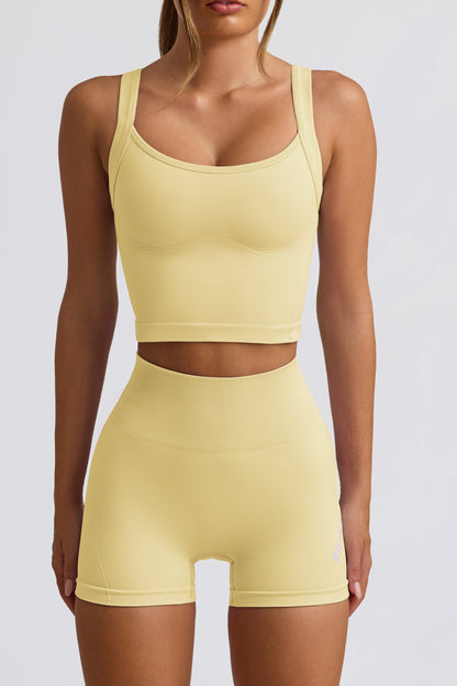 Super Sculpt Seamless Longline Camisole Top in Butter Yellow