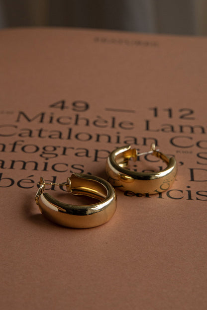 Osiris Hoop Earrings Gold