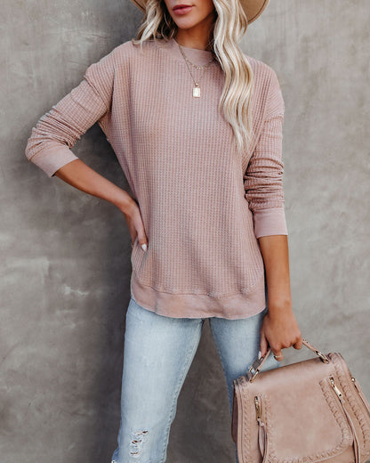 Erickson Cotton Blend Thermal Top - Mocha