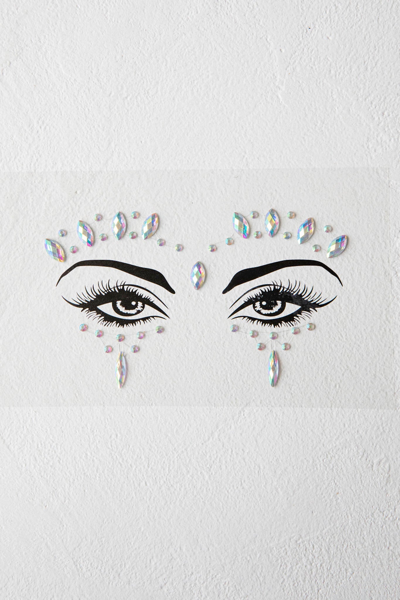 Electric Nights Face Jewels Multi C