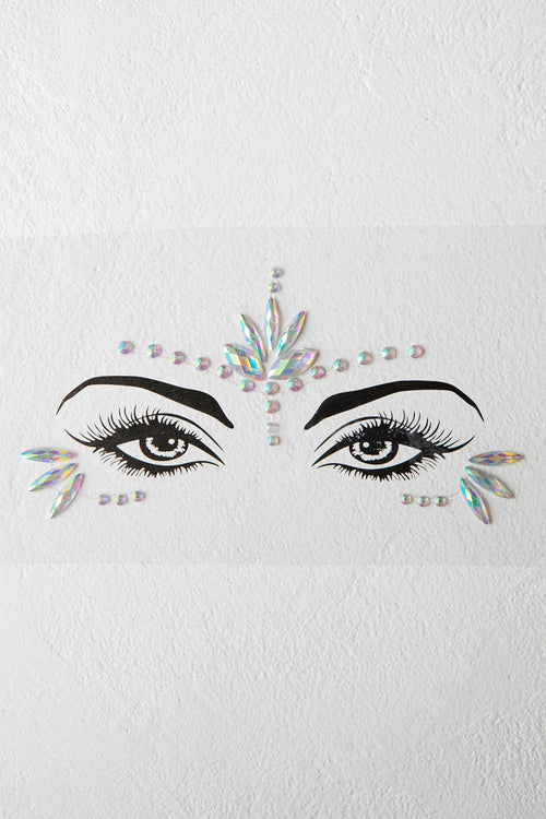 Electric Nights Face Jewels Multi G