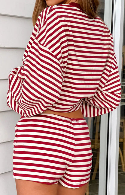 Lioness Kourt Wine Stripe Bloomers