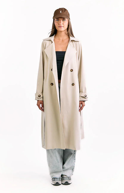 Orla Cream Belted Trench Coat