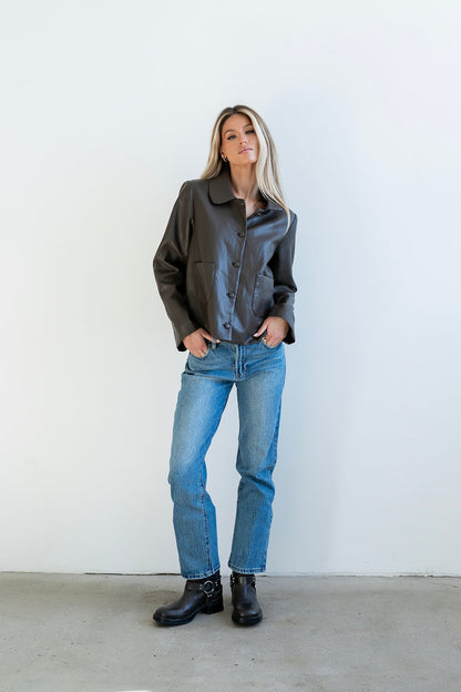 Ethan Vegan Leather Jacket