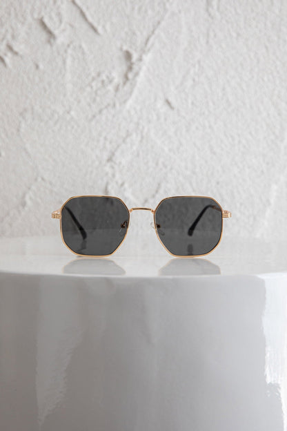 Sahara Aviator Sunglasses Black