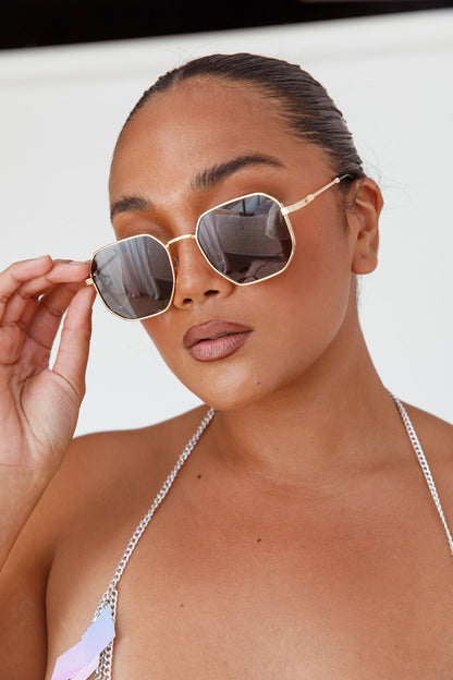 Sahara Aviator Sunglasses Black