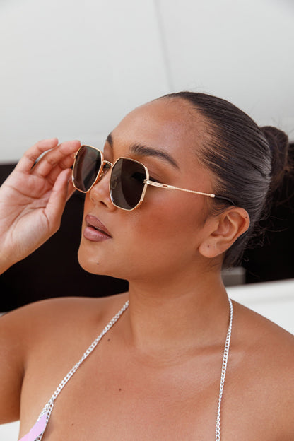 Sahara Aviator Sunglasses Black