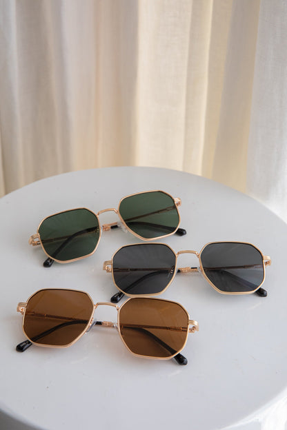 Sahara Aviator Sunglasses Black