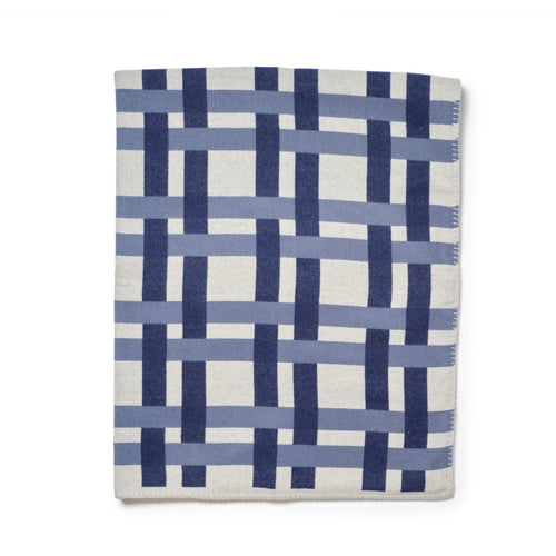Rete Jacquard Blanket in Milk