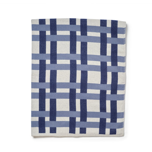Rete Jacquard Blanket in Milk