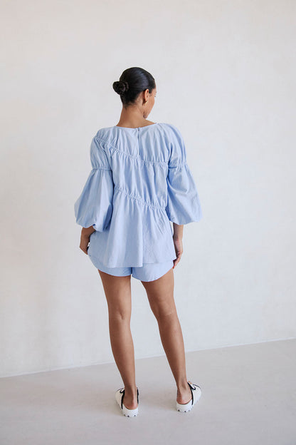 SAMPLE-Akel Top - Blue
