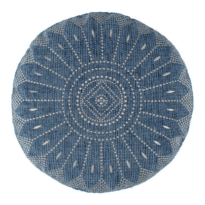 Levtex Home Adare Blue Round Pillow Decorative Pillows