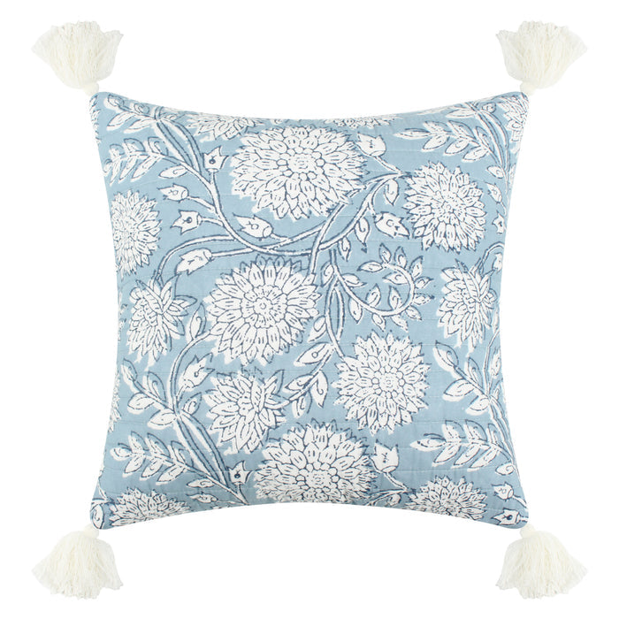 Levtex Home Adare Blue Tassel Pillow Decorative Pillows