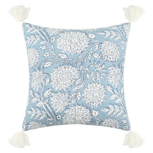 Levtex Home Adare Blue Tassel Pillow Decorative Pillows