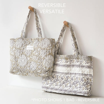 Levtex Home Adare Taupe Tote Bag Tote Bags