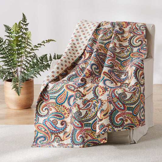 Levtex Home Alyssa Paisley Quilted Throw Throws