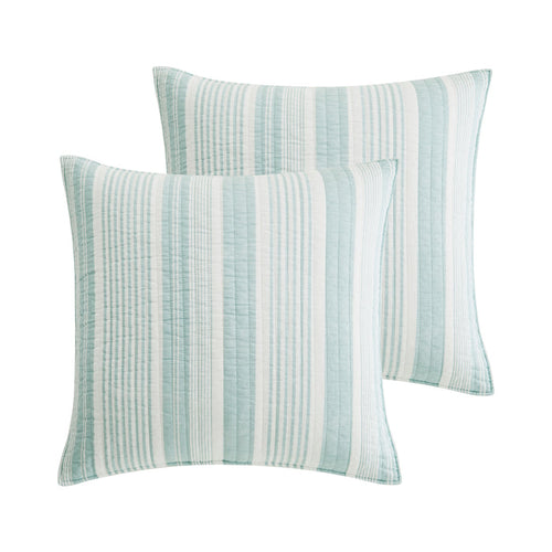 Levtex Home Aqua Breeze Euro Sham Set of 2 Euro Shams