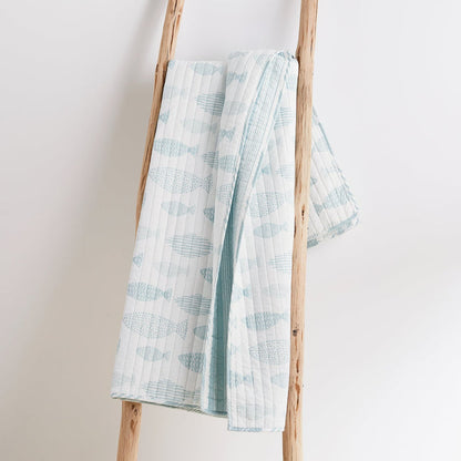 Levtex Home Aqua Breeze Quilted Throw Throws