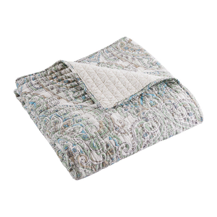Levtex Home Assisi Mint Quilted Throw Throws