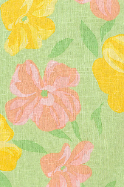 SAMPLE-Addis Dress - Rose Fill Green