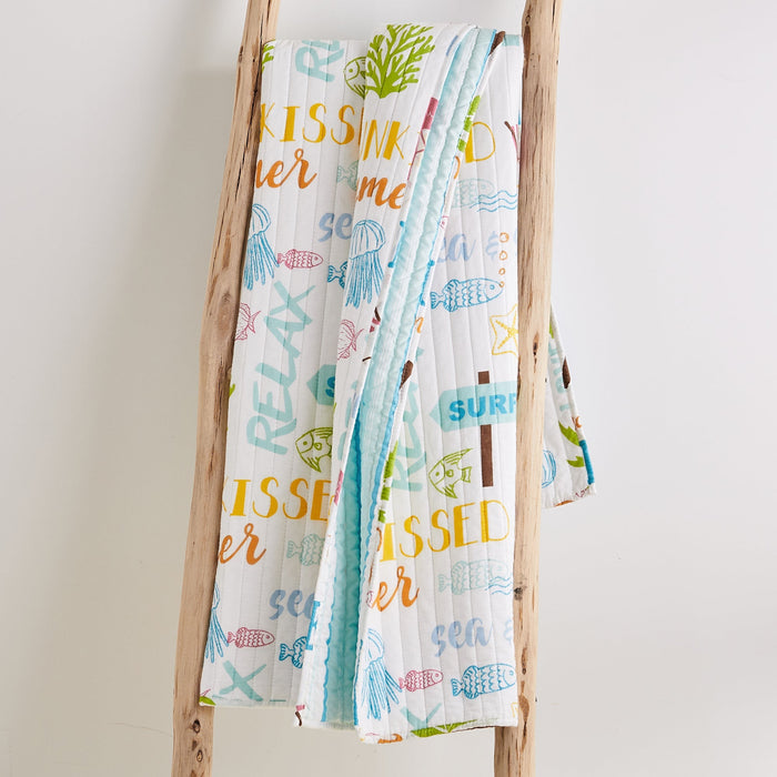 Levtex Home Beach Days Quilted Throw Throws
