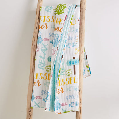 Levtex Home Beach Days Quilted Throw Throws