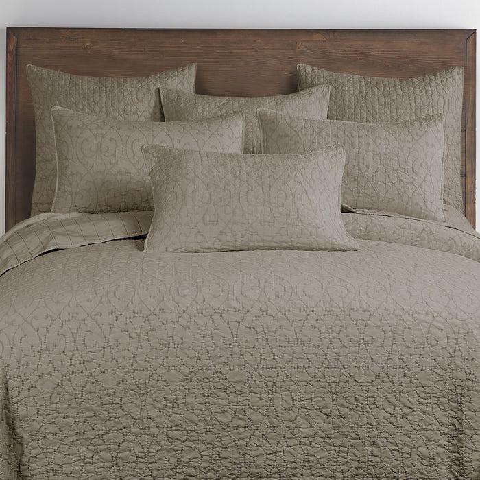 Levtex Home Beckett Taupe Bedspread Set Bedspreads