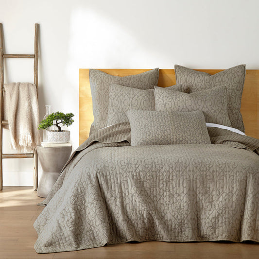 Levtex Home Beckett Taupe Quilt Set Quilts