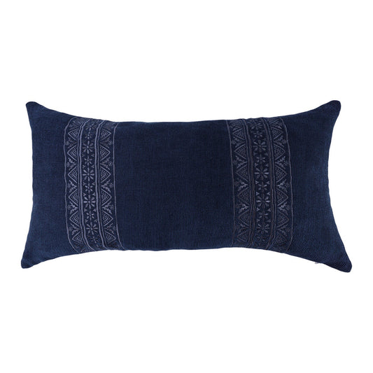 Belvedere Textured Embroidered Pillow 12x24