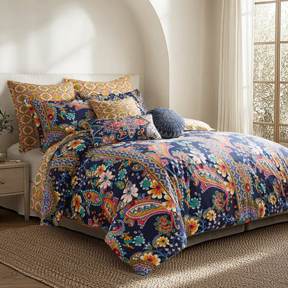 Levtex Home Bertelli Navy Duvet Cover Set Duvets