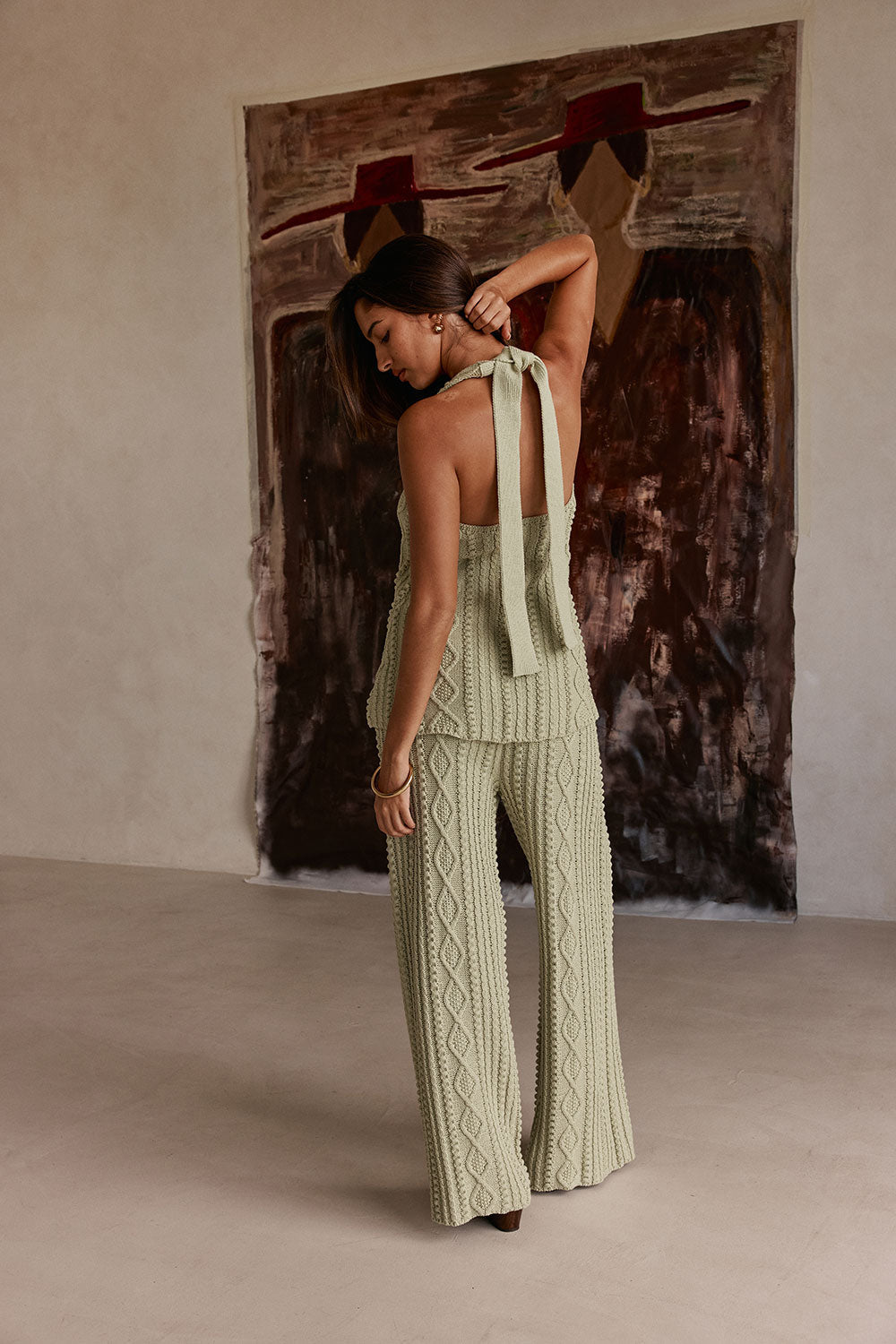SAMPLE-Azari Pants - Green