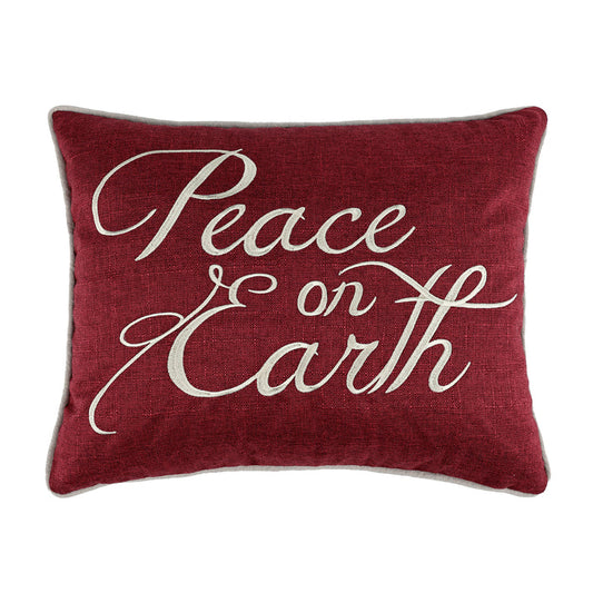 Christmas Grove Peace on Earth Pillow