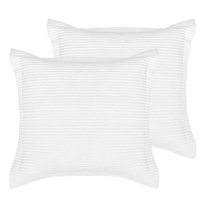 Levtex Home Cloud Waffle Euro Sham set of 2 Euro Shams