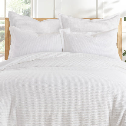Levtex Home Cloud Waffle Euro Sham set of 2 Euro Shams