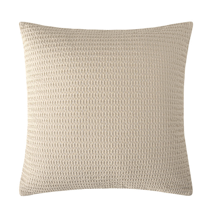 Cloud Waffle Square Pillow