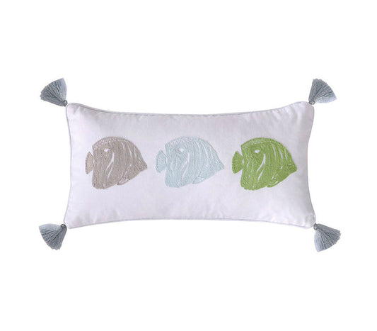 Levtex Home Deva Beach Fishes Pillow Decorative Pillows