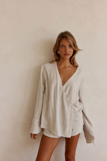 Lyla Wrap Top