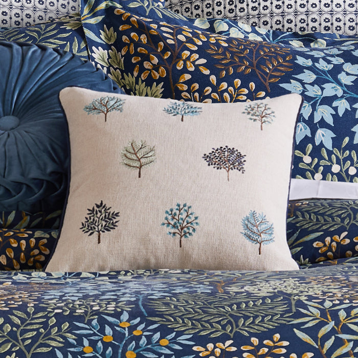 Levtex Home English Forest Embroidered Tree Pillow Decorative Pillows