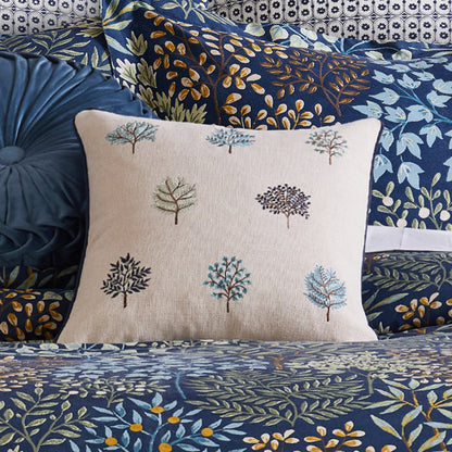 Levtex Home English Forest Embroidered Tree Pillow Decorative Pillows