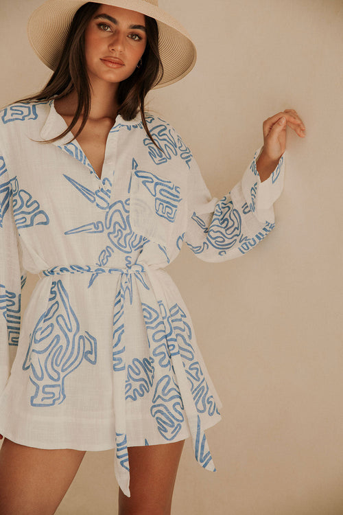 SAMPLE-Ali Dress - Evoke Blue