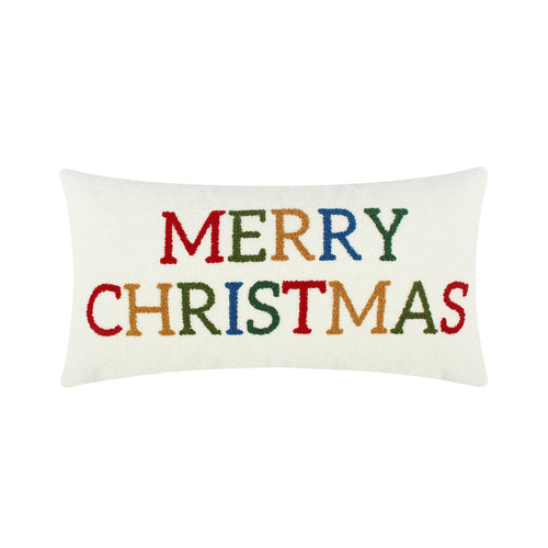 Levtex Home Festive Baubles Merry Christmas Pillow Decorative Pillows