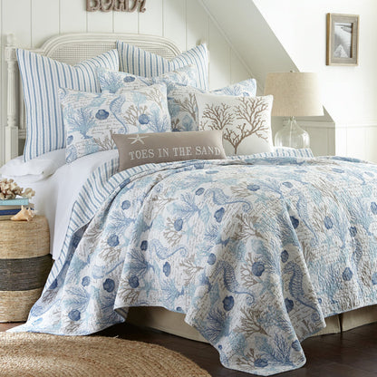 Levtex Home Galapagos Blue Quilt Set Quilts