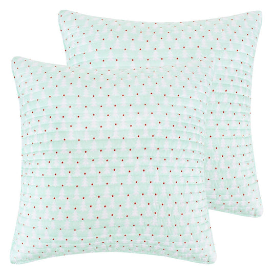 Levtex Home Gnome for the Holidays White Euro Sham - Set of 2 Euro Shams