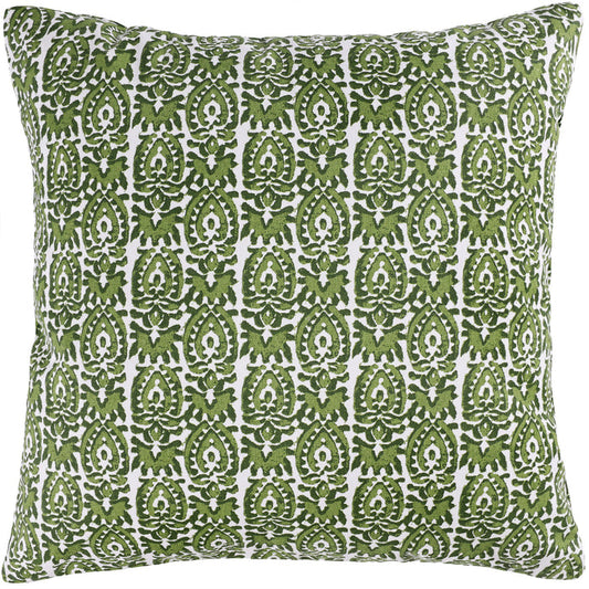 Heritage Bloom Printed Cotton Canvas Pillow