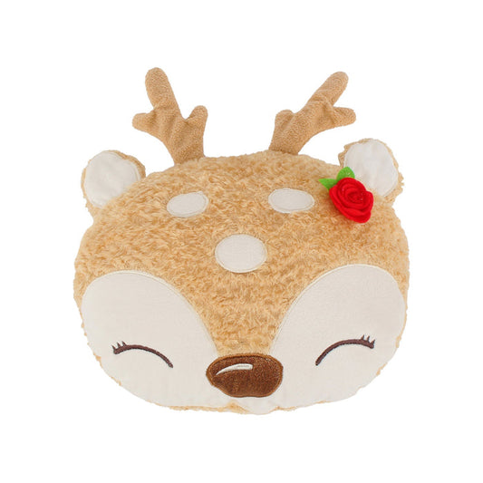 Levtex Home Merry & Bright Comet & Cupid Figural Deer Pillow Decorative Pillows
