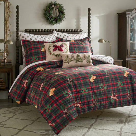 Merry Tartan Duvet Cover Set