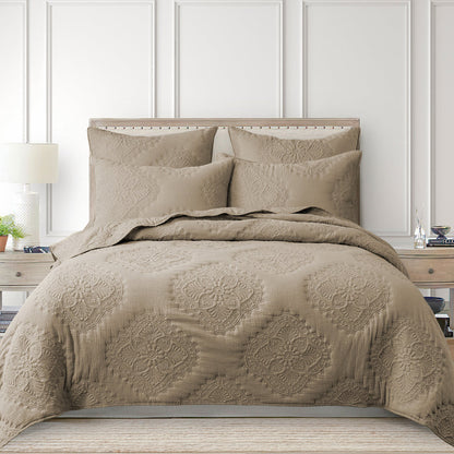 Levtex Home Muslin Stitch Euro Sham Set of 2 Euro Shams