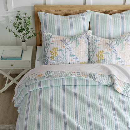 Levtex Home Ocean Meadow Quilt Set Quilts