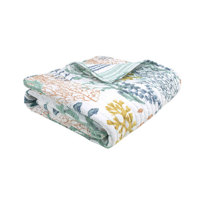 Levtex Home Ocean Meadow Quilted Throw Throws