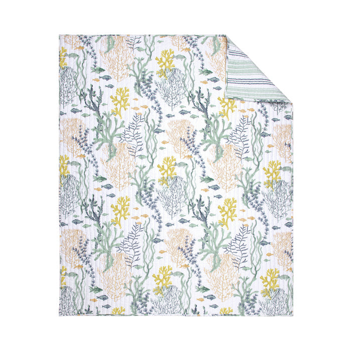 Levtex Home Ocean Meadow Quilted Throw Throws